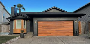 Hardie Siding with Cedar Accent.